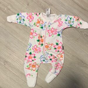 Bonds Colorful Floral Kids Footie